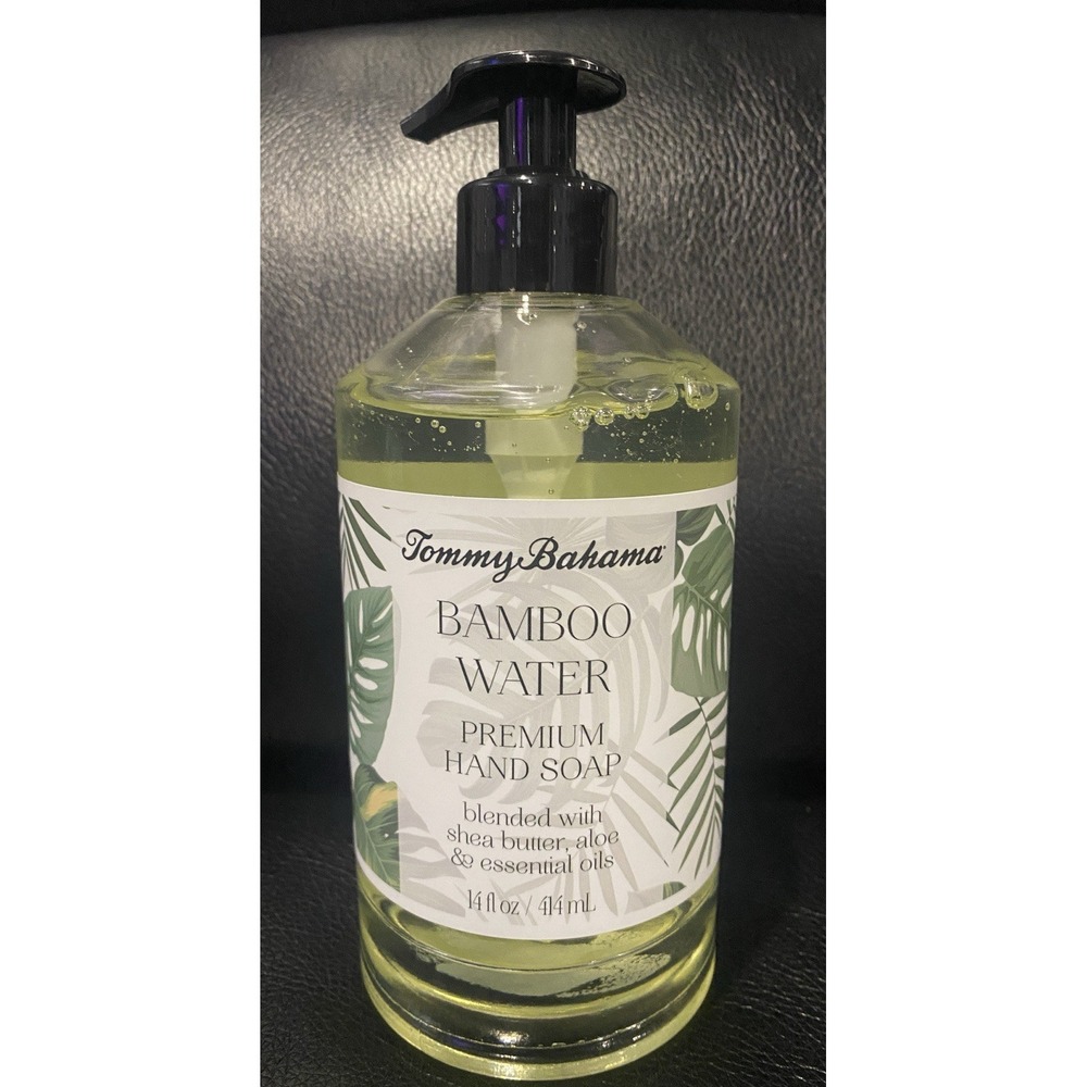 Tommy Bahama Bamboo Water, Premium Hand Soap w/ Shea Butter & Aloe Vera 14 FL OZ